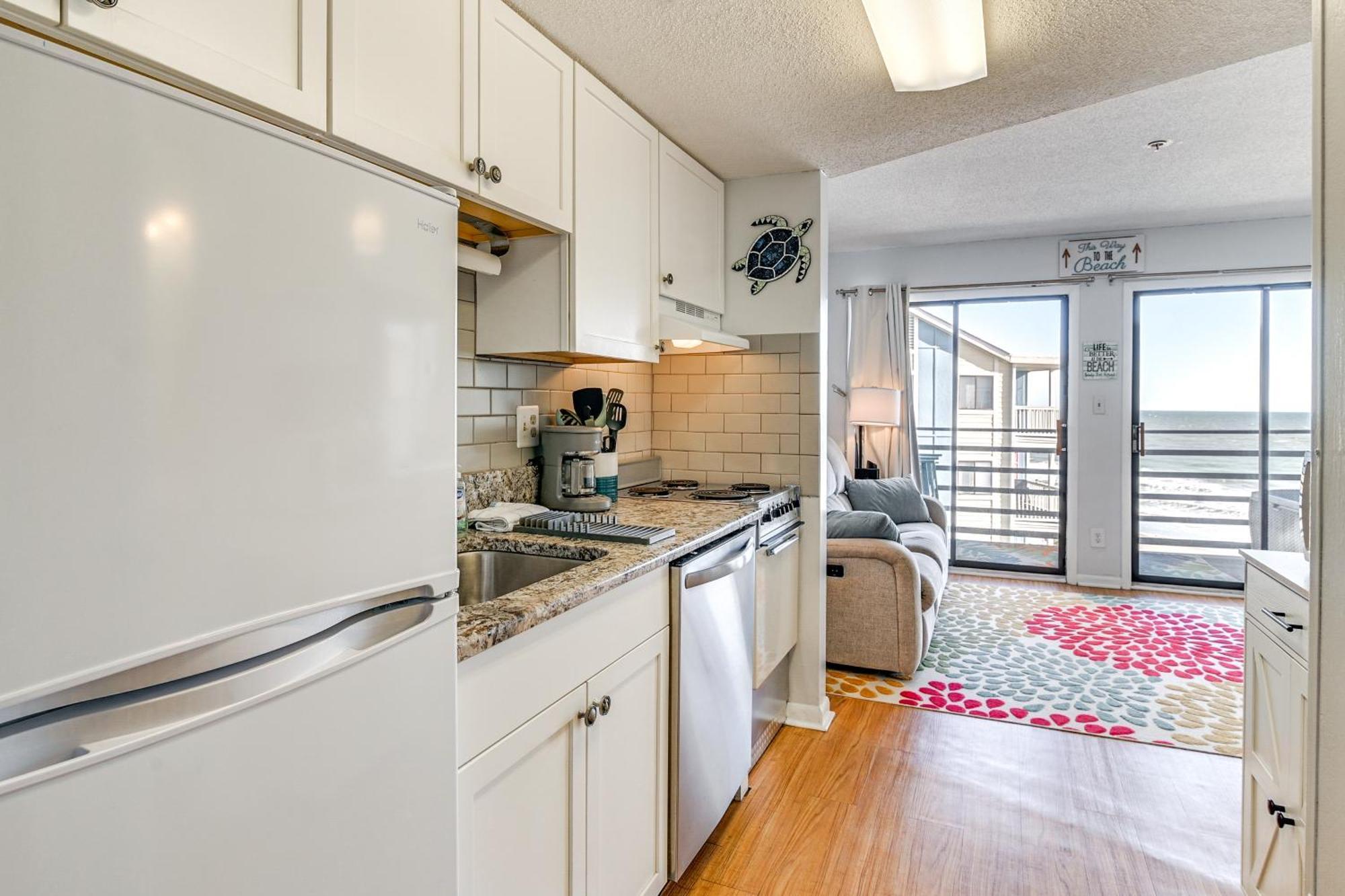 Cozy Beachfront Condo With Wifi, Views And Pool Access Μιρτλ Μπιτς Εξωτερικό φωτογραφία