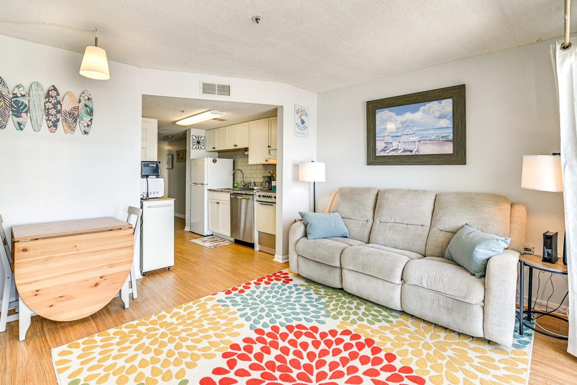 Cozy Beachfront Condo With Wifi, Views And Pool Access Μιρτλ Μπιτς Εξωτερικό φωτογραφία