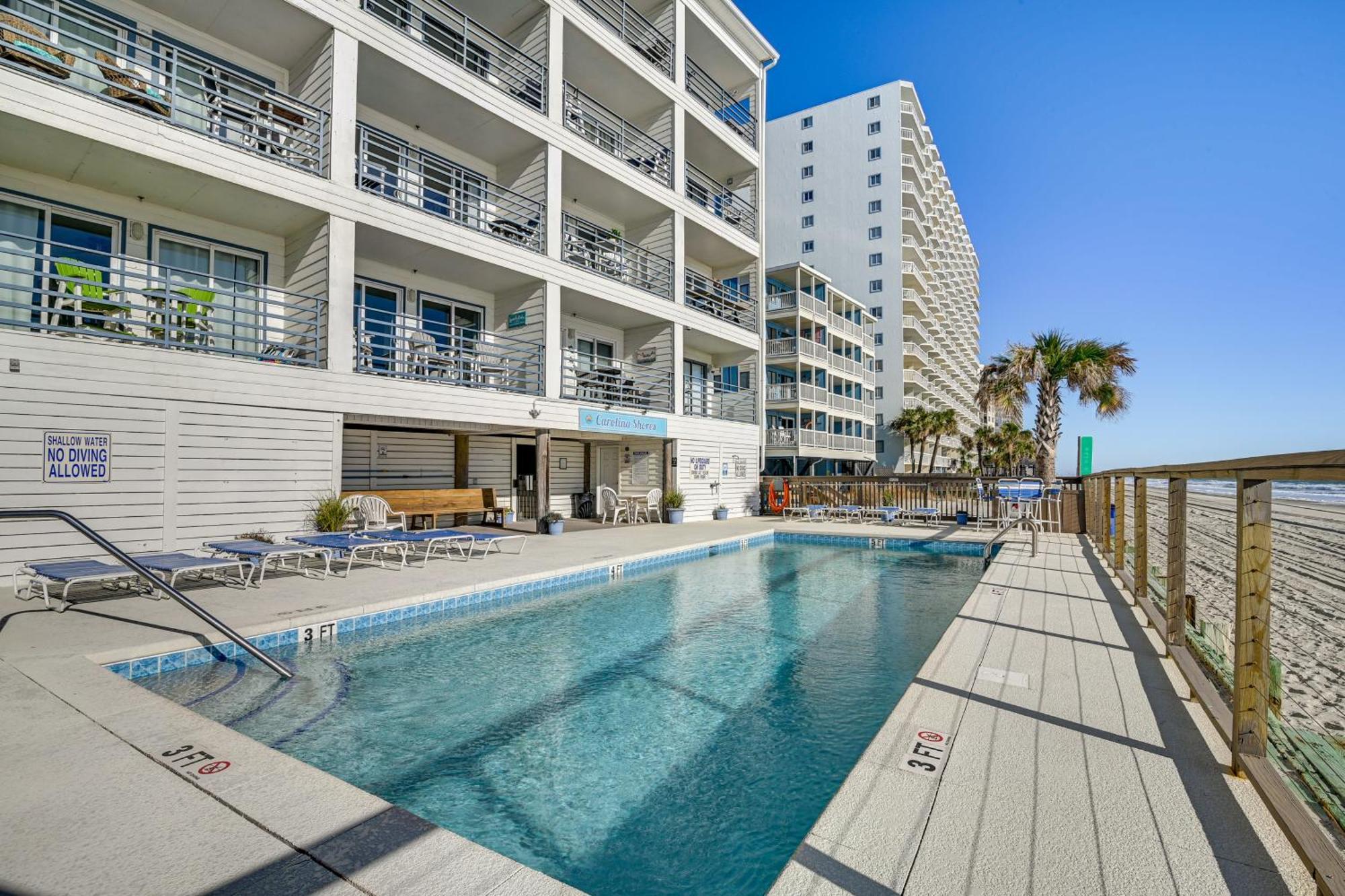 Cozy Beachfront Condo With Wifi, Views And Pool Access Μιρτλ Μπιτς Εξωτερικό φωτογραφία
